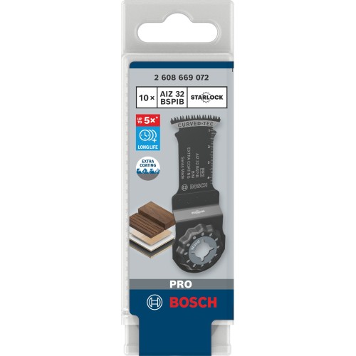 Hoja para corte de inmersión PRO AIZ 32 BSPIB, 32 x 50 mm, 10 uds.