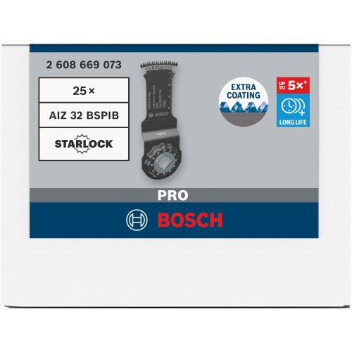 Hoja para corte de inmersión PRO AIZ 32 BSPIB, 32 x 50 mm, 25 uds.