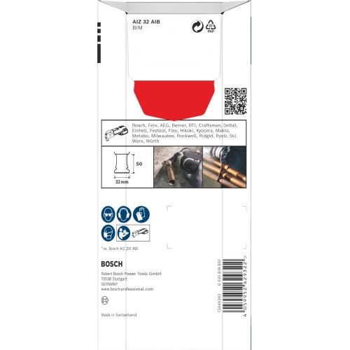 Hoja para corte de inmersión PRO AIZ 32 AIB, 32 x 50 mm, 5 uds.