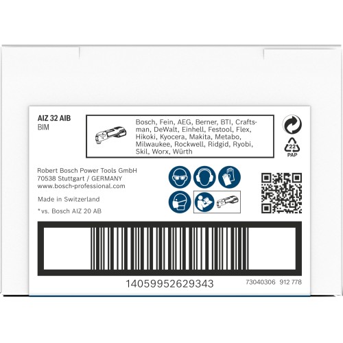 Hoja para corte de inmersión PRO AIZ 32 AIB, 32 x 50 mm, 25 uds.