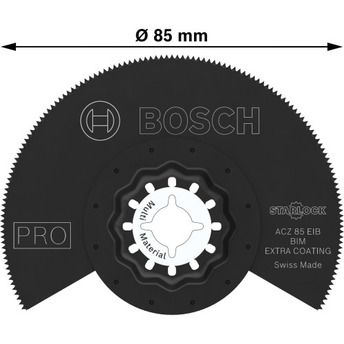 Hoja segmentada PRO ACZ 85 EIB, 85 mm, 10 uds.