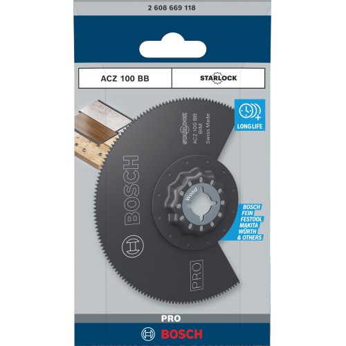 Hoja multiherramienta PRO ACZ 100 BB, 100 mm