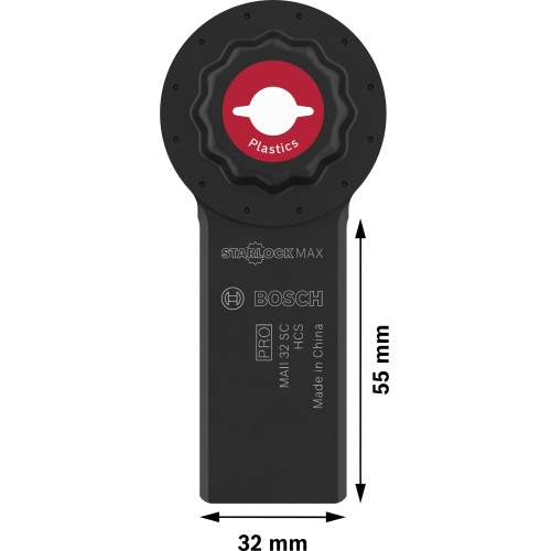 Cuchilla de lechada PRO MAII 32 SC, 32 x 55 mm, 10 uds.