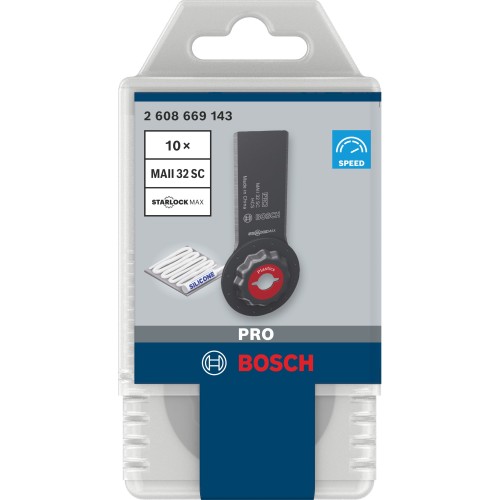 Cuchilla de lechada PRO MAII 32 SC, 32 x 55 mm, 10 uds.