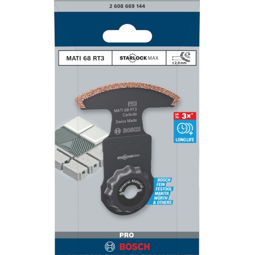 Hoja multiherramienta PRO MATI 68 RT3, 2,8 x 68 mm