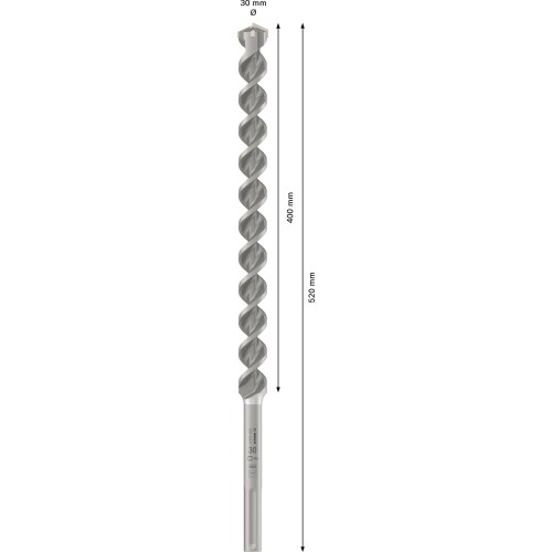 Broca para martillo PRO SDS max-4, 30 x 400 x 520 mm