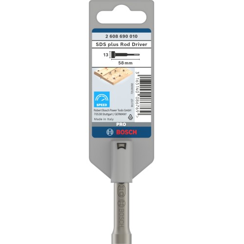 PRO SDS plus Rod Driver, 58 mm