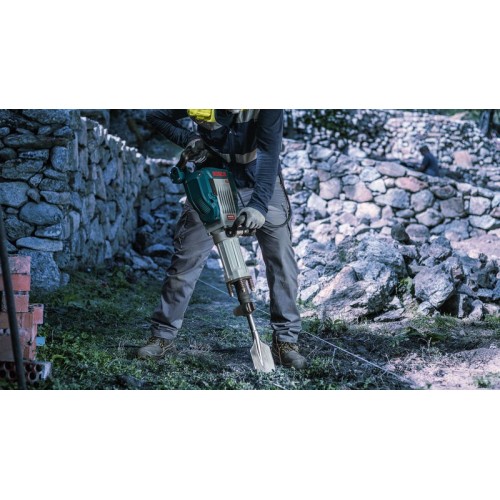 Cincel de pala PRO HEX 30-4C redondeado, 135 x 400 mm