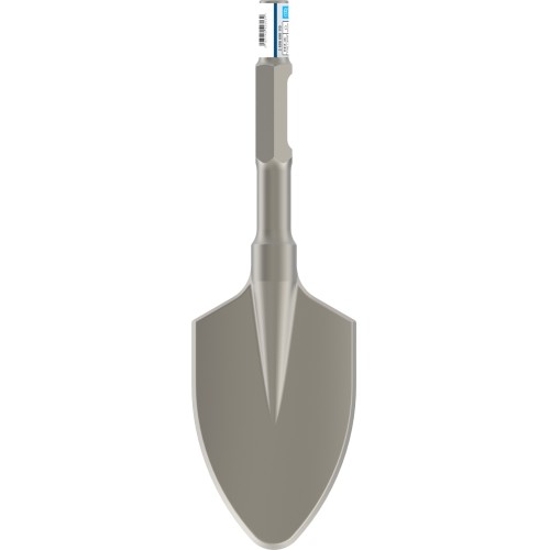 Cincel de pala PRO HEX 30-4C redondeado, 135 x 400 mm