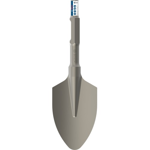 Cincel de pala PRO HEX 30-4C redondeado, 135 x 400 mm