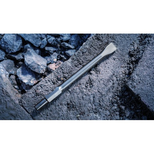 Cincel plano PRO HEX 30-4C, 35 x 400 mm