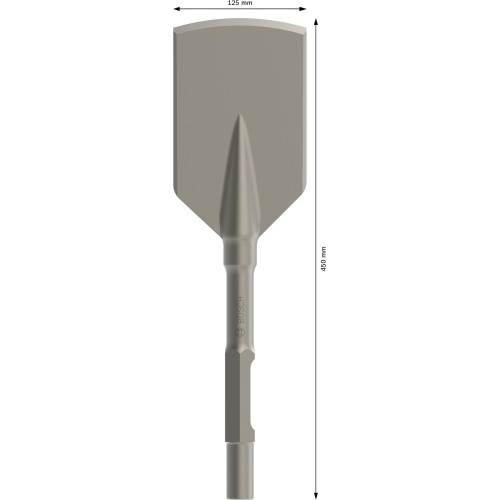 Cortador de asfalto PRO HEX 30, 125 x 400 mm