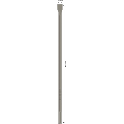 Cincel plano PRO SDS max-4C, 25 x 600 mm, 5 unidades