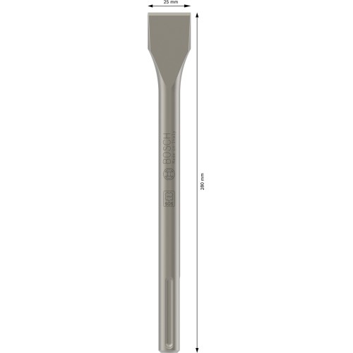 Cincel plano PRO SDS max-4C, 25 x 280 mm, 10 unidades