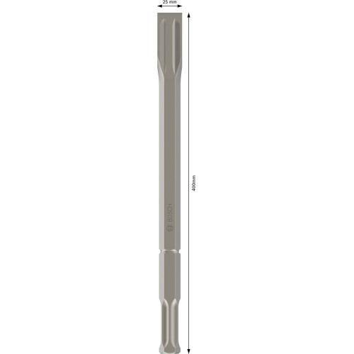 Cincel plano PRO HEX 22-5C 30 x 400 mm