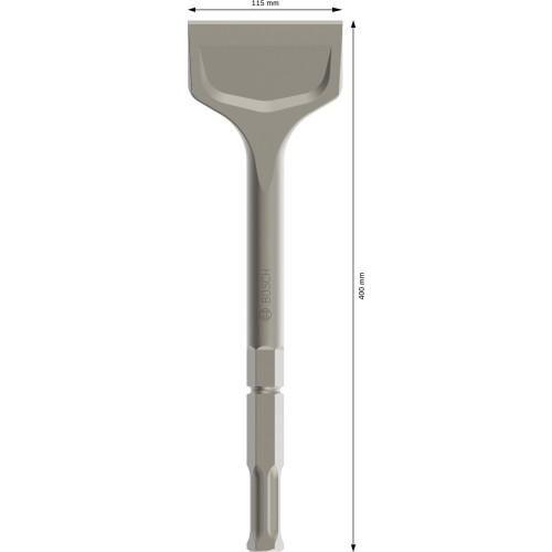 Cincel de pala PRO HEX 22-5C 115 x 400 mm