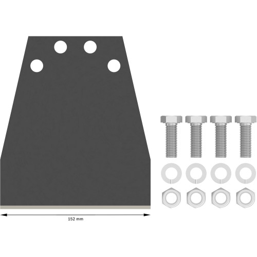 Set de repuesto de rascador de suelo PRO SDS max, 152 mm
