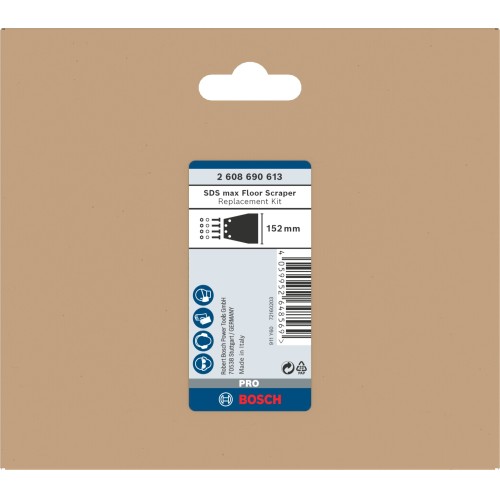 Set de repuesto de rascador de suelo PRO SDS max, 152 mm
