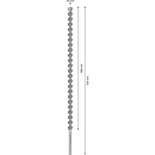 Broca para martillo PRO SDS max-4, 32 x 800 x 920 mm