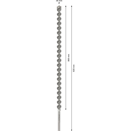 Broca para martillo PRO SDS max-4, 35 x 800 x 920 mm