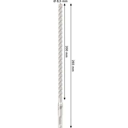 Broca para martillo PRO SDS plus-5X, 8,5 x 200 x 265 mm