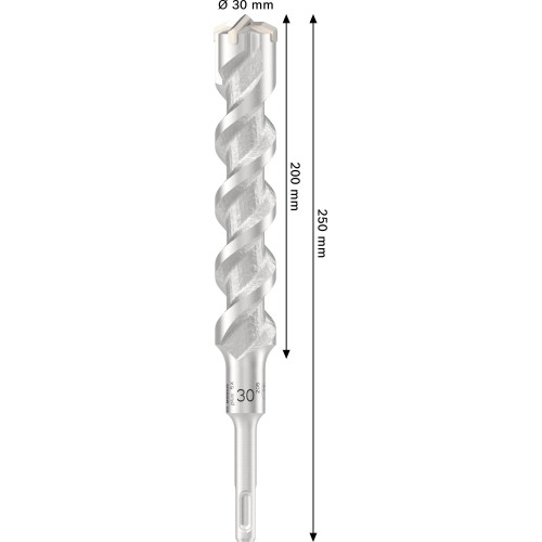 Broca para martillo PRO SDS plus-5X, 30 x 200 x 250 mm