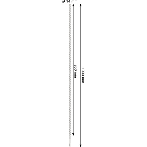 Broca para martillo PRO SDS plus-5X, 14 x 950 x 1.000 mm