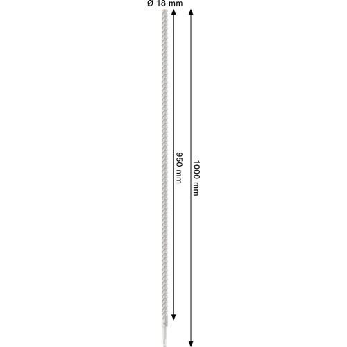 Broca para martillo PRO SDS plus-5X, 18 x 950 x 1.000 mm