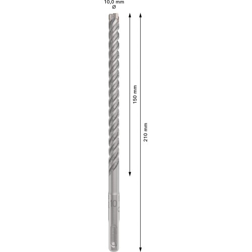 Broca para martillo PRO SDS plus-5X, 10 x 150 x 210 mm