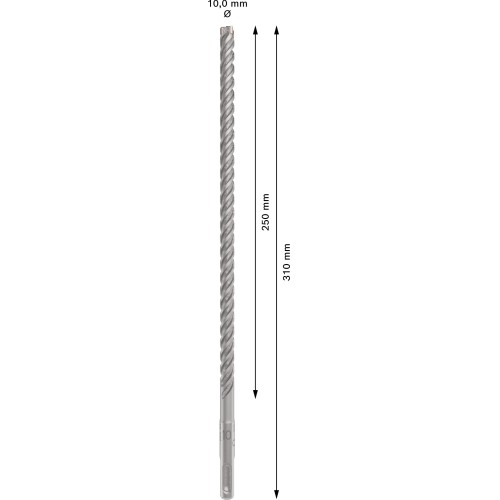 Broca para martillo PRO SDS plus-5X, 10 x 250 x 310 mm