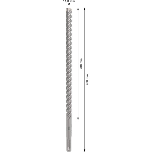 Broca para martillo PRO SDS plus-5X, 11 x 200 x 260 mm