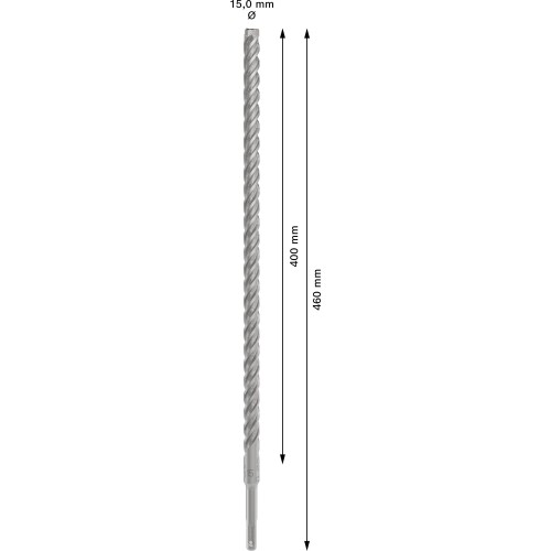 Broca para martillo PRO SDS plus-5X, 15 x 400 x 460 mm