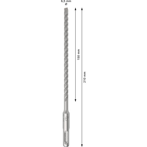 Broca para martillo PRO SDS plus-5X, 6,5 x 150 x 210 mm, 10 uds.