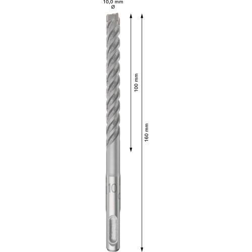 Broca para martillo PRO SDS plus-5X, 10 x 100 x 160 mm, 10 uds.