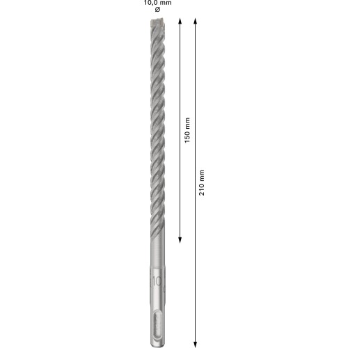 Broca para martillo PRO SDS plus-5X, 10 x 150 x 210 mm, 10 uds.