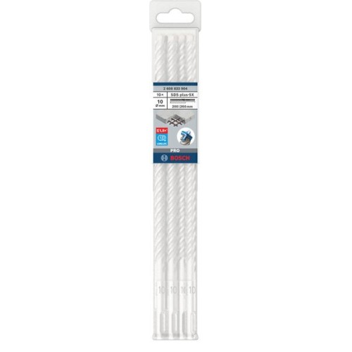 Broca para martillo PRO SDS plus-5X, 10 x 200 x 260 mm, 10 uds.