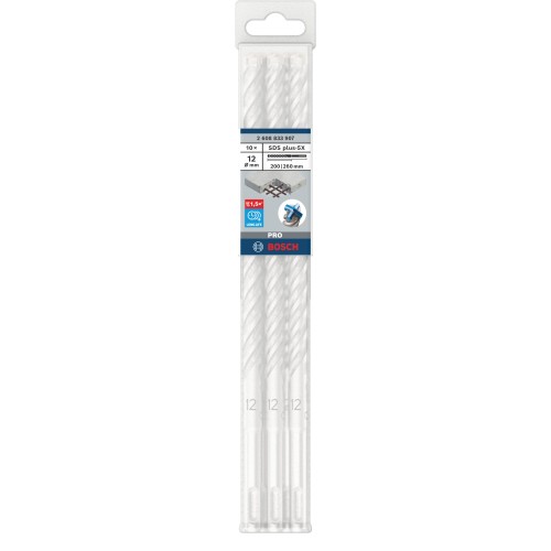 Broca para martillo PRO SDS plus-5X, 12 x 200 x 260 mm, 10 uds.