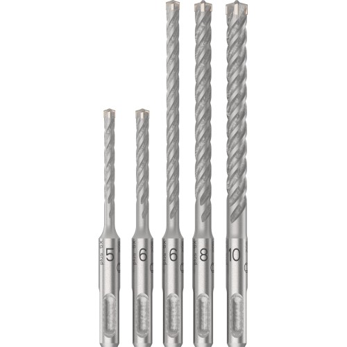 Set de brocas para martillo PRO SDS plus-5X, 5/6/6/8/10 mm, 5 uds.