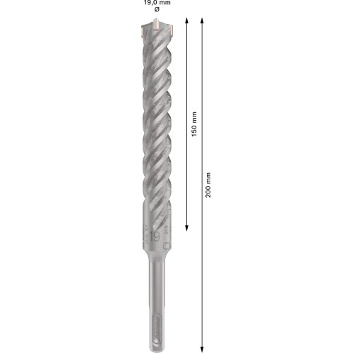 Broca para martillo PRO SDS plus-5X, 19 x 150 x 200 mm