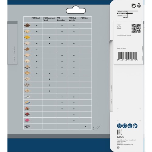 Hoja de sierra circular PRO Wood cordless, 173 x 1,5 x 20 mm, T24