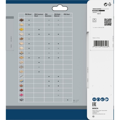 Hoja de sierra circular PRO Wood cordless, 184 x 1,6 x 20 mm, T24
