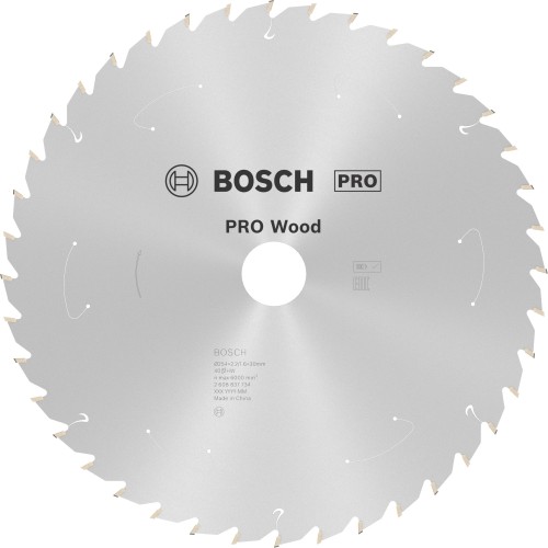 Hoja de sierra circular PRO Wood cordless, 254 x 2,2 x 30 mm, T48