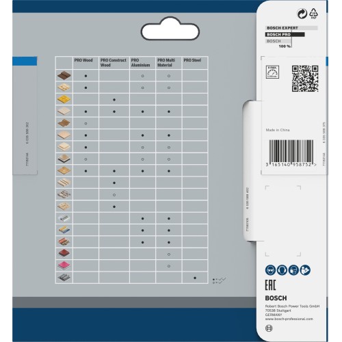 Hoja de sierra circular PRO Aluminium cordless, 136 x 1,6 x 15,875 mm