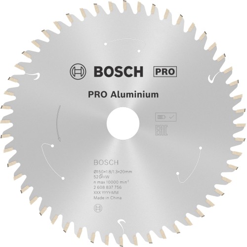 Hoja de sierra circular PRO Aluminium cordless, 150 x 1,8 x 20 mm
