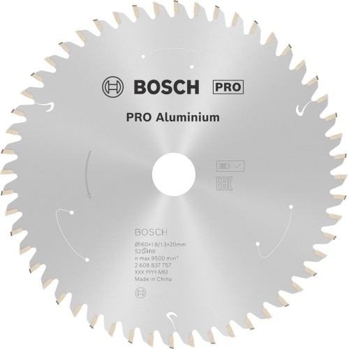 Hoja de sierra circular PRO Aluminium cordless, 160 x 1,8 x 20 mm