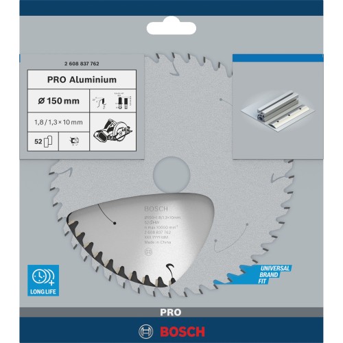 Hoja de sierra circular PRO Aluminium cordless, 150 x 1,8 x 10 mm