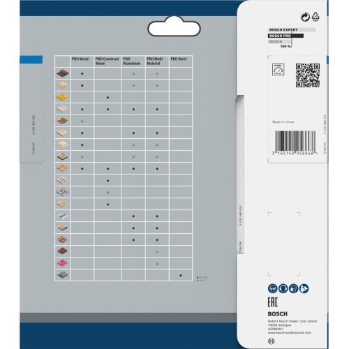 Hoja de sierra circular PRO Aluminium cordless, 165 x 1,8 x 30 mm