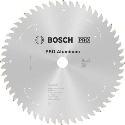 Hoja de sierra circular PRO Aluminium cordless, 184 x 2 x 16 mm