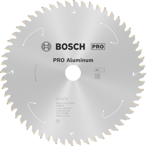 Hoja de sierra circular PRO Aluminium cordless, 184 x 2 x 20 mm