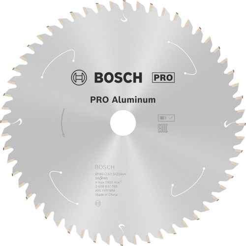 Hoja de sierra circular PRO Aluminium cordless, 190 x 2 x 20 mm